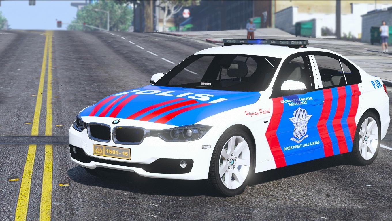  Indonesian  Police  PJR Livery BMW 330D GTA5 Mods com